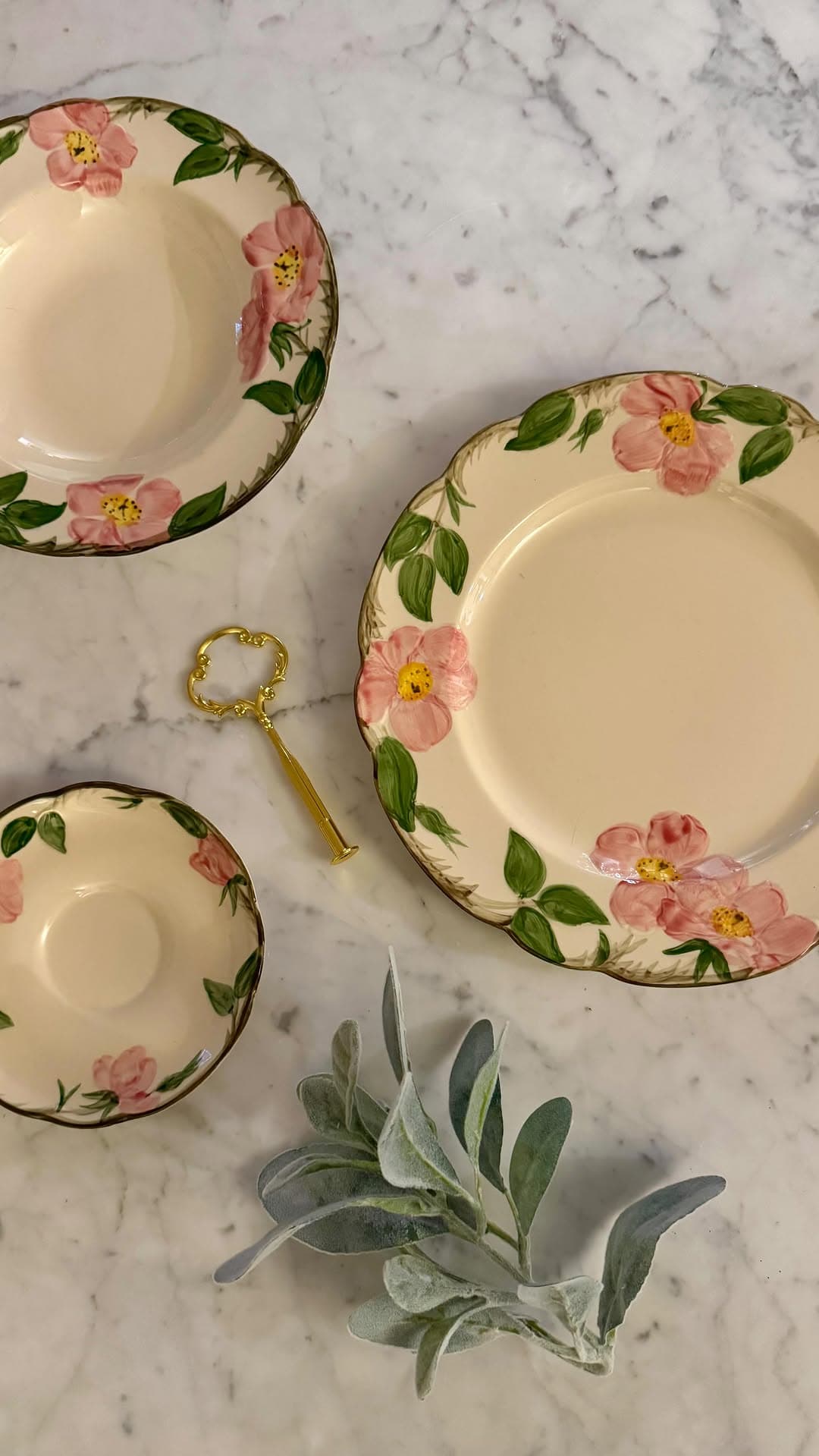 Handcrafted tiered stands from vintage china