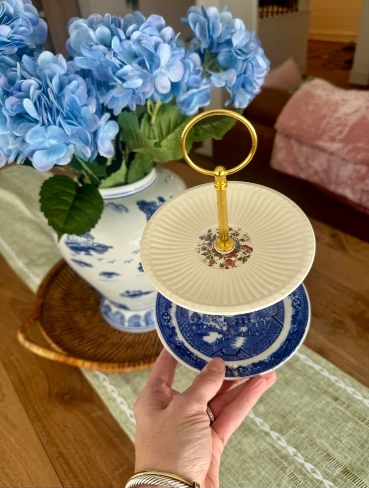 Where East meets English countryside. The timeless Blue…